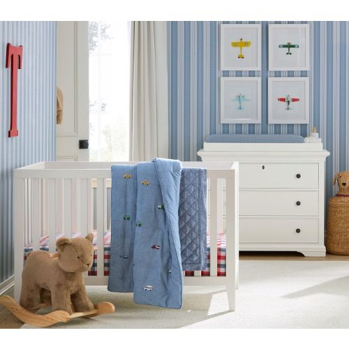 European Linen Baby Quilt