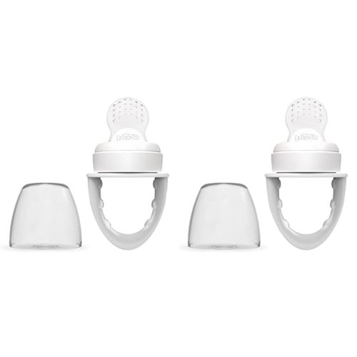 Dr. Brown's Designed to Nourish, Fresh Firsts Silicone Feeder, Grey, One Size (Pack of 2)