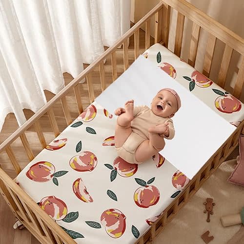 100% Mulberry Silk Crib Sleeve Sheet for Baby Hair, 22 Momme Silk Bassinet Slip for Baby Bald Spots, Soft and Safe Silk Cot Sleeve for Everyday Use (White)