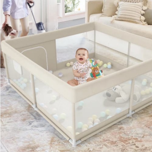 Safety Gate in Beige