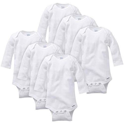 Gerber unisex-baby Multi-pack Long-sleeve Onesies Bodysuit Mitten Cuff Sizes