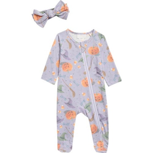 Boo Halloween Footie, Headband & Ornament Set