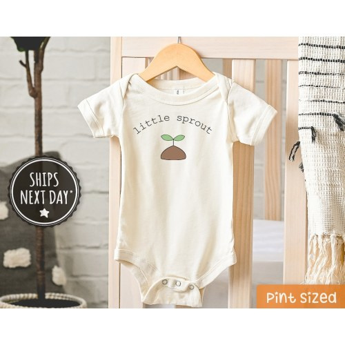 Little Sprout Onesie® - Hipster Baby Onesie® - Cute Baby Onesie® - Minimalist Baby Onesie®