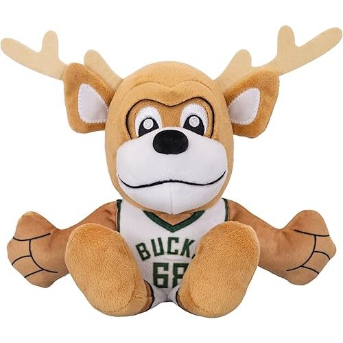 Bleacher Creatures Milwaukee Bucks Bango 8" NBA Mascot Kuricha Sitting Plush - Soft Chibi Inspired Mascot
