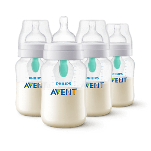 Anti-colic bottle with AirFree vent