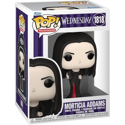 Funko Pop! TV: Wednesday - Morticia Addams - Collectable Vinyl Figure - Gift Idea - Official Merchandise - Toys for Kids & Adults - Horror Fans - Model Figure for Collectors and Display