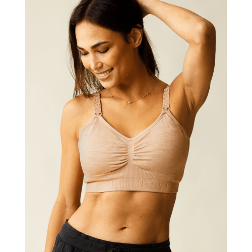 Sublime® Hands-Free Pumping & Nursing Bra | Beige – Kindred Bravely