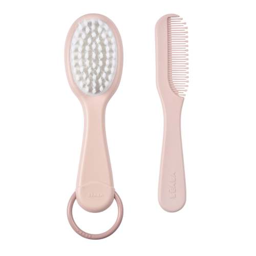 Baby Brush & Comb - Old Pink