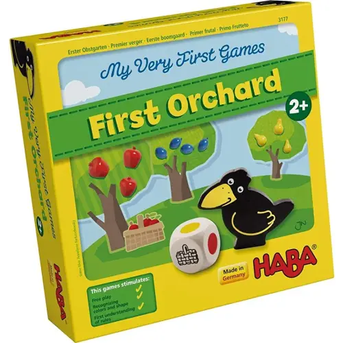 HABA My Very First Games - First Orchard Cooperative Board Game for 2 Year Olds (Made in Germany)