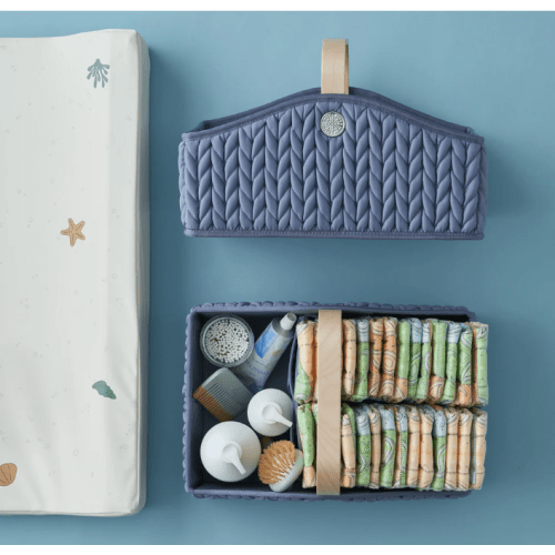Diaper Caddy Blue