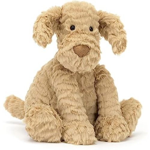 Jellycat Fuddlewuddle Puppy Stuffed Animal, Medium 9 inches | Dogs and Puppies Plush Toy | Classic Children's Gift