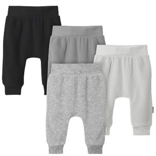 Gerber Baby Boys' And Girls' Fleece Pants, 4-pack, Green, 18 Months