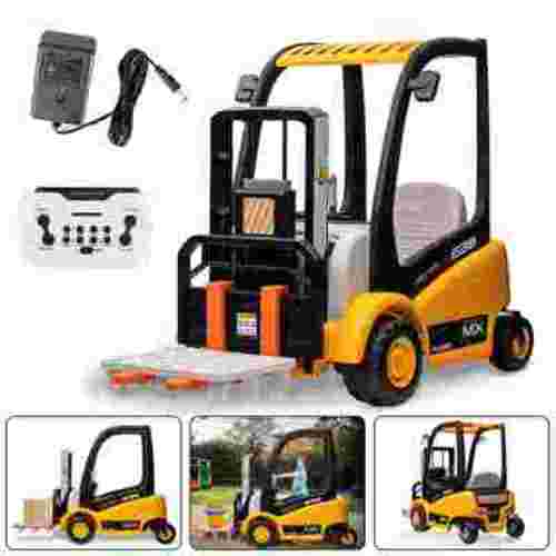 12V 360° Electric Electric Forklift For Children Kids Ride On Car With Tent Toys