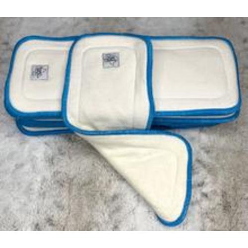 Blue Edge - 6 layer hemp/cotton/bamboo Insert
– Texas Tushies