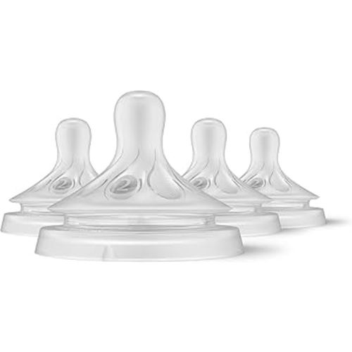 Philips Avent Natural Response Nipple, Slow Flow (Flow 2), 4-Pack, SCY962/04