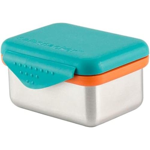 Kid Basix Safe Snacker Reusable Stainless Steel Lunchbox for Kids & Adults Reusable Food Container Bpa Free Dishwasher Safe 7 Oz