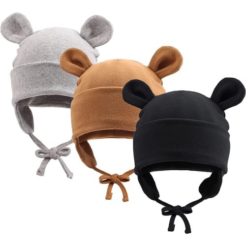 JANGANNSA Winter Baby Newborn Hat Cotton Baby Boy Beanie Autumn Infant Girls Hats New Born Hospital Bonnet