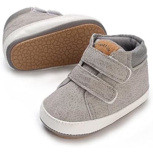 E-FAK Baby Shoes Boys Girls Infant Sneakers Non-Slip Rubber Sole Toddler Crib First Walker Shoes