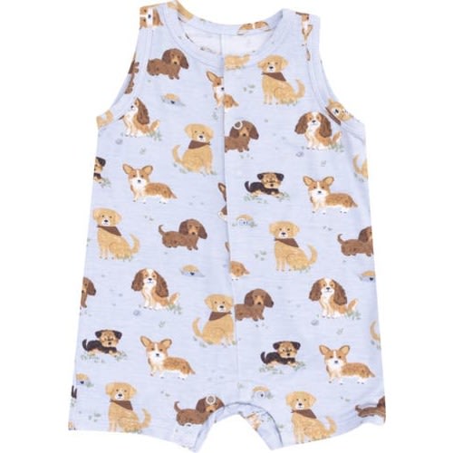 Best Friend Dog Sleeveless Romper, 6-12M
