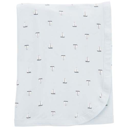 Blue Baby Sailboat PurelySoft Blanket