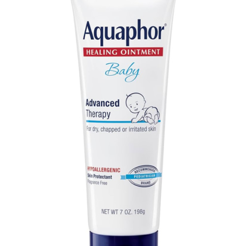 Aquaphor Baby Healing Ointment Advanced Therapy Skin Protectant, Dry Skin and Diaper Rash Ointment, 7 Oz Tube