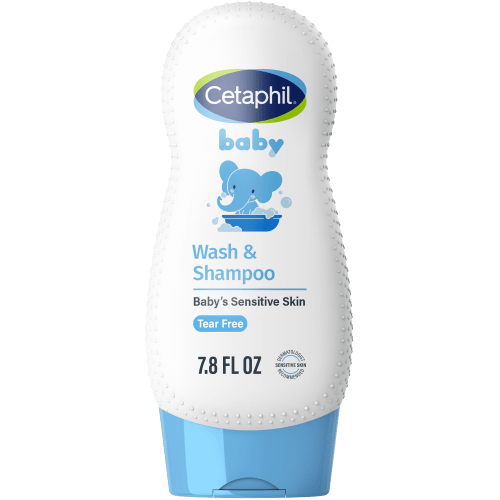 Cetaphil Baby Soothing Wash & Shampoo with Organic Calendula, Tear Free, Hypoallergenic, 7.8 oz