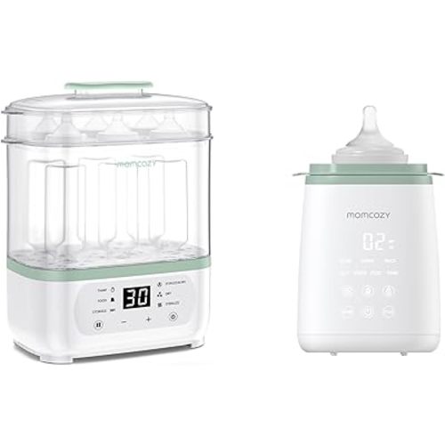 Momcozy Sterilizer and Dryer & Momcozy Bottle Warmer