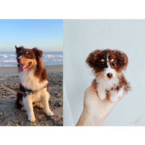 Look Alike Dog, Custom Crochet Dog, Custom Stuffed Dog, Crochet Pet Memorial, Personalized Dog, Gift for Dog Lovers, Personalized Pet Gift