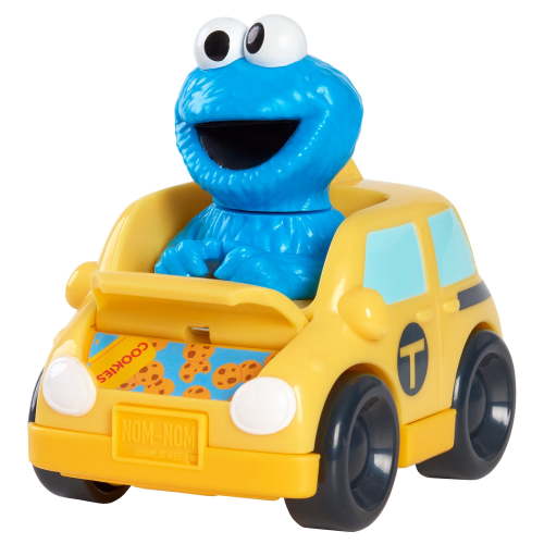 Sesame Street Twist and Pop Wheelies - Cookie Monster, Pop-Up Action, Ages 2+