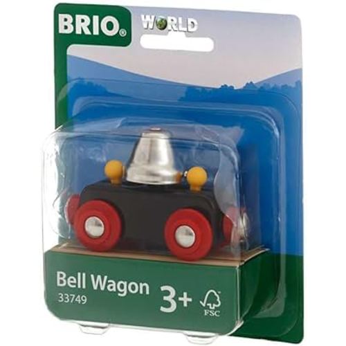 Brio World - 33749 Bell Wagon | Train Toy for Kids Ages 3 and Up