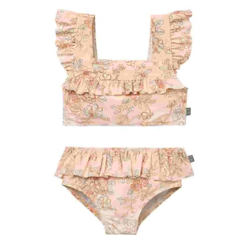 Modern Moments by Gerber Toddler Girl Swimsuit with Ruffles, Sizes 12M - 5T