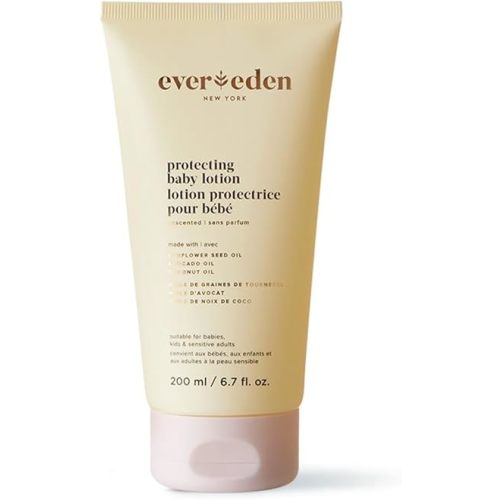 Evereden Moisturizing Baby Lotion for Newborn 6.7 oz. | Lightweight & Non-Greasy Toddler Lotion | Clean & Gentle Baby Care | Non-toxic & Fragrance Free | Made with clean ingredients