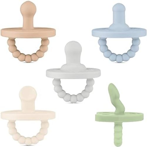 Ryan & Rose Cutie PAT Pacifier Teether (Starter Kit, Boy)