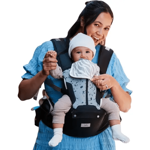 Baby Carrier, MOMTORY Safety-Certified 6-in-1 Baby Carrier Newborn to Toddler, Adjustable Detachable Infant Baby Hip Seat Carrier for 7-50lbs, All Seasons, Perfect for Shopping Travelling