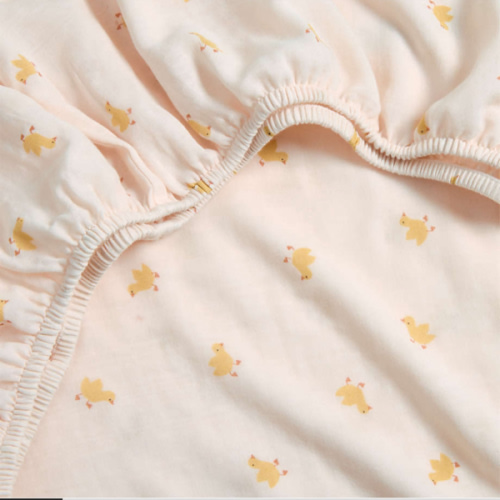 Pata Sunwashed Organic Cotton Baby Crib Fitted Sheet