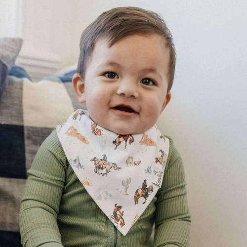 4 Pack Baby Bandana Bibs - Boone