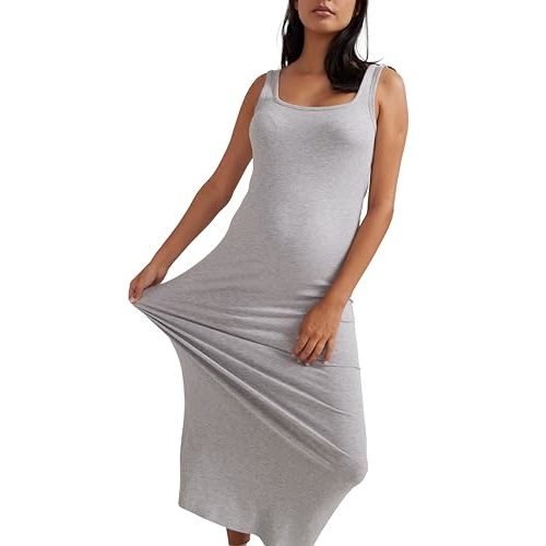 HATCH The Long Body Tank Maternity Dress, Bodycon Midi Dress for Women