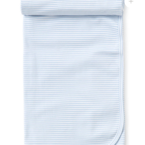 Simple Stripes Blue Blanket