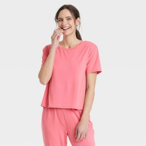 Women's Cooling Jersey Pajama T-shirt - Auden™ Coral Pink Xxl