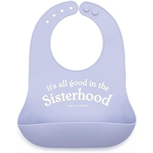 BELLA TUNNO Wonder Bib – Silicone Baby Bib for Girls & Boys, Non-toxic BPA Free Soft Silicone Bib, Waterproof, Easy to Clean
