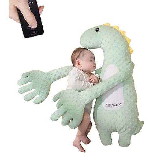 2025 Latest Model Baby Patter for Sleep, Cute Animal Styles Baby Sleep Automatic Beater, Slapping Toddler Pillows Newborn Calming Pillow (#Dinosaurs)