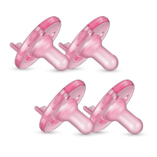 Philips AVENT Soothie 3-18 months, pink/pink, 4 pack, SCF192/47 - Pink/Purple