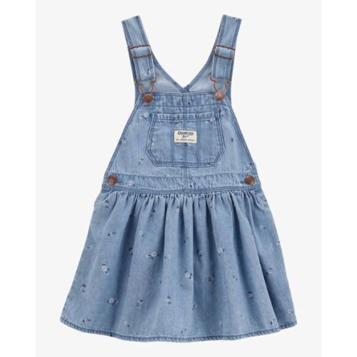 Baby Floral Knit Jumper Dress - Blue - OshKosh | Carter's