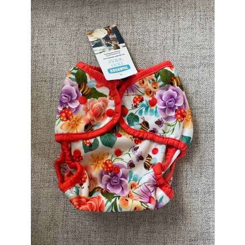 NWT Thristies Size Two Duo Wrap with snaps - Abundance