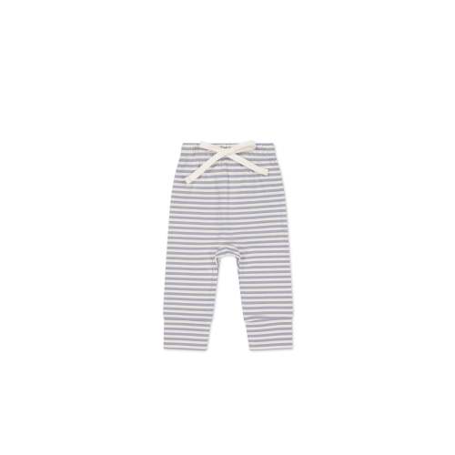 Organic Cotton Hansen Pant - Narrow Stripe Dawn/Cassava