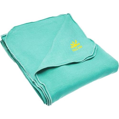Nozone Baby Blanket, Sun Protective, Soft Rayon from Bamboo, UPF 50+ in Sea Glass