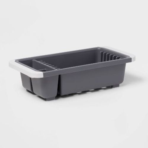 Over The Sink Dish Drainer Gray - Brightroom™