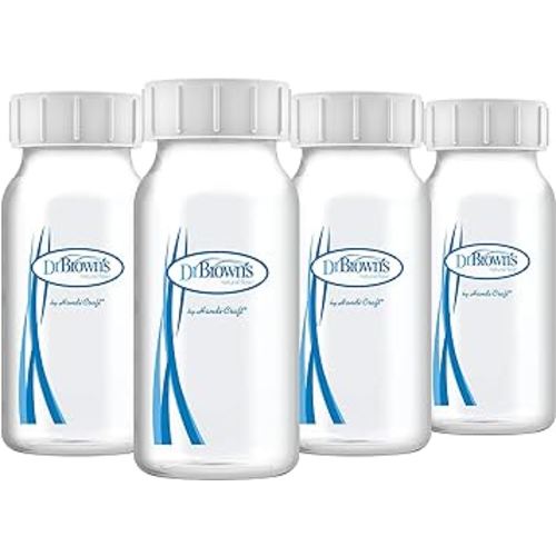 Dr. Brown's Breastmilk Storage and Collection Bottles - 4 Oz (Pack of 4)
