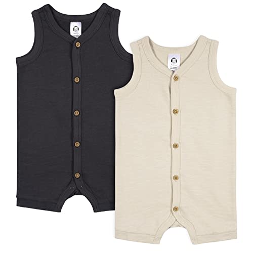 Gerber baby-boys 2-pack Short Leg Romper