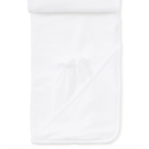 Kissy Kissy White Basics Hooded Towel & Mitt Set